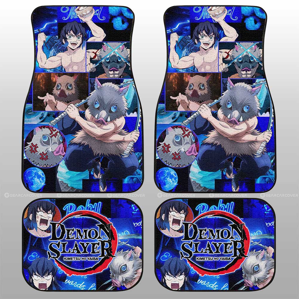 Inosuke Hashibira Car Floor Mats Custom - Gearcarcover - 1