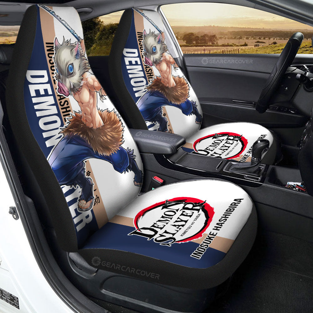 Inosuke Hashibira Car Seat Covers Custom Car Accessories For Fans - Gearcarcover - 1