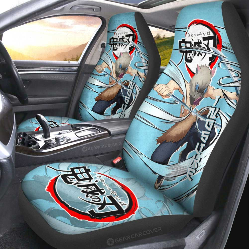 Inosuke Hashibira Car Seat Covers Custom Car Accessories - Gearcarcover - 1