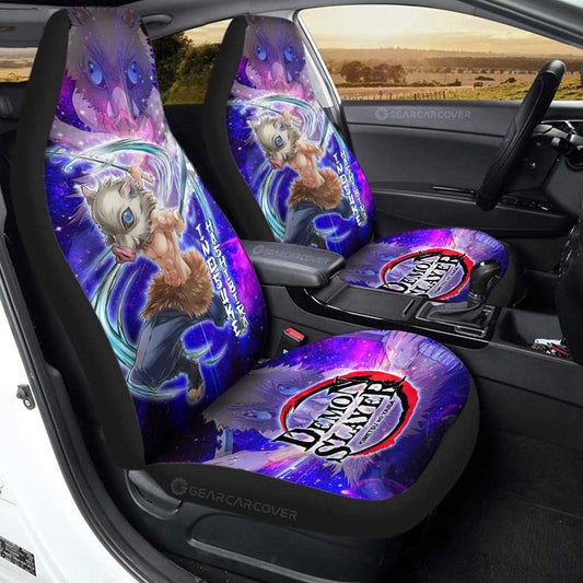 Inosuke Hashibira Car Seat Covers Custom Characters Demon Slayer Car Accessories - Gearcarcover - 2