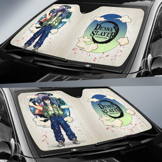Inosuke Hashibira Car Sunshade Anime Collection - Gearcarcover - 2