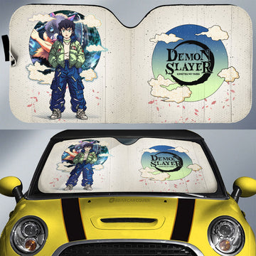 Inosuke Hashibira Car Sunshade Anime Collection - Gearcarcover - 1