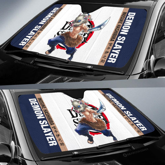 Inosuke Hashibira Car Sunshade Custom Car Accessories For Fans - Gearcarcover - 2