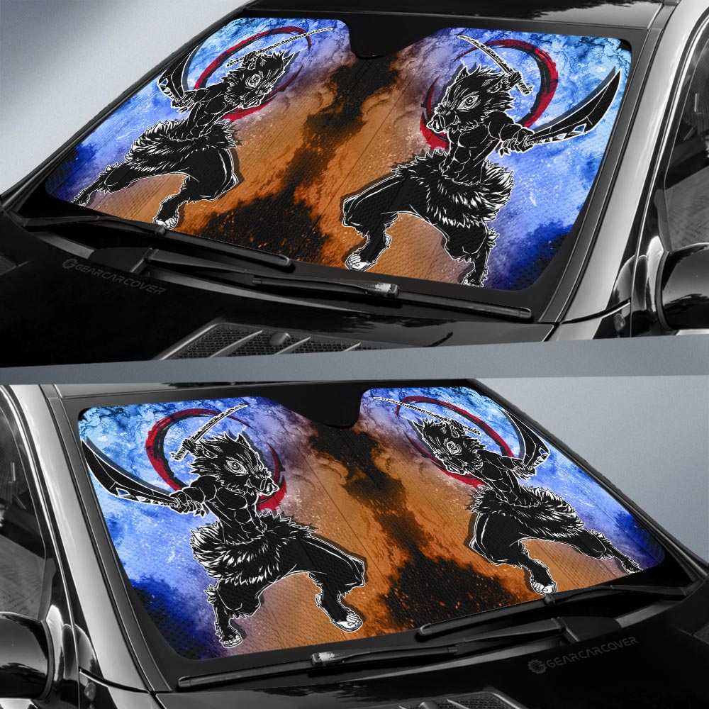 Inosuke Hashibira Car Sunshade Custom Car Accessories - Gearcarcover - 2