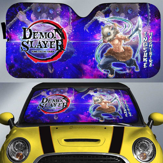 Inosuke Hashibira Car Sunshade Custom Characters Car Accessories - Gearcarcover - 1
