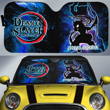 Inosuke Hashibira Car Sunshade Custom - Gearcarcover - 1