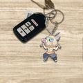 Inosuke Hashibira Keychain Custom Car Accessories - Gearcarcover - 1