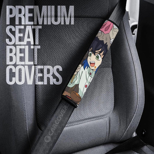 Inosuke Hashibira Seat Belt Covers Custom Car Accessoriess - Gearcarcover - 2