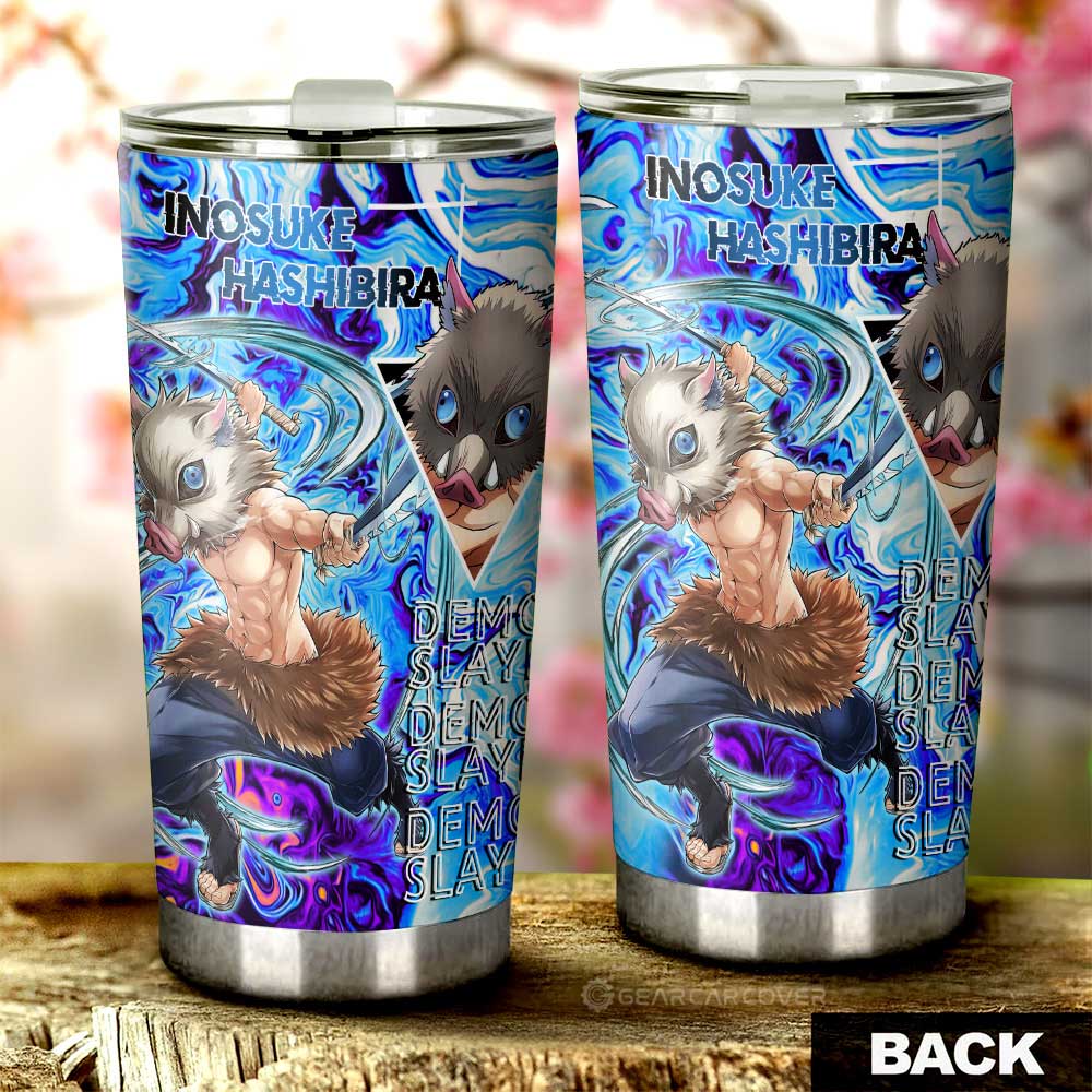 Inosuke Hashibira Tumbler Cup Custom Car Accessories - Gearcarcover - 3