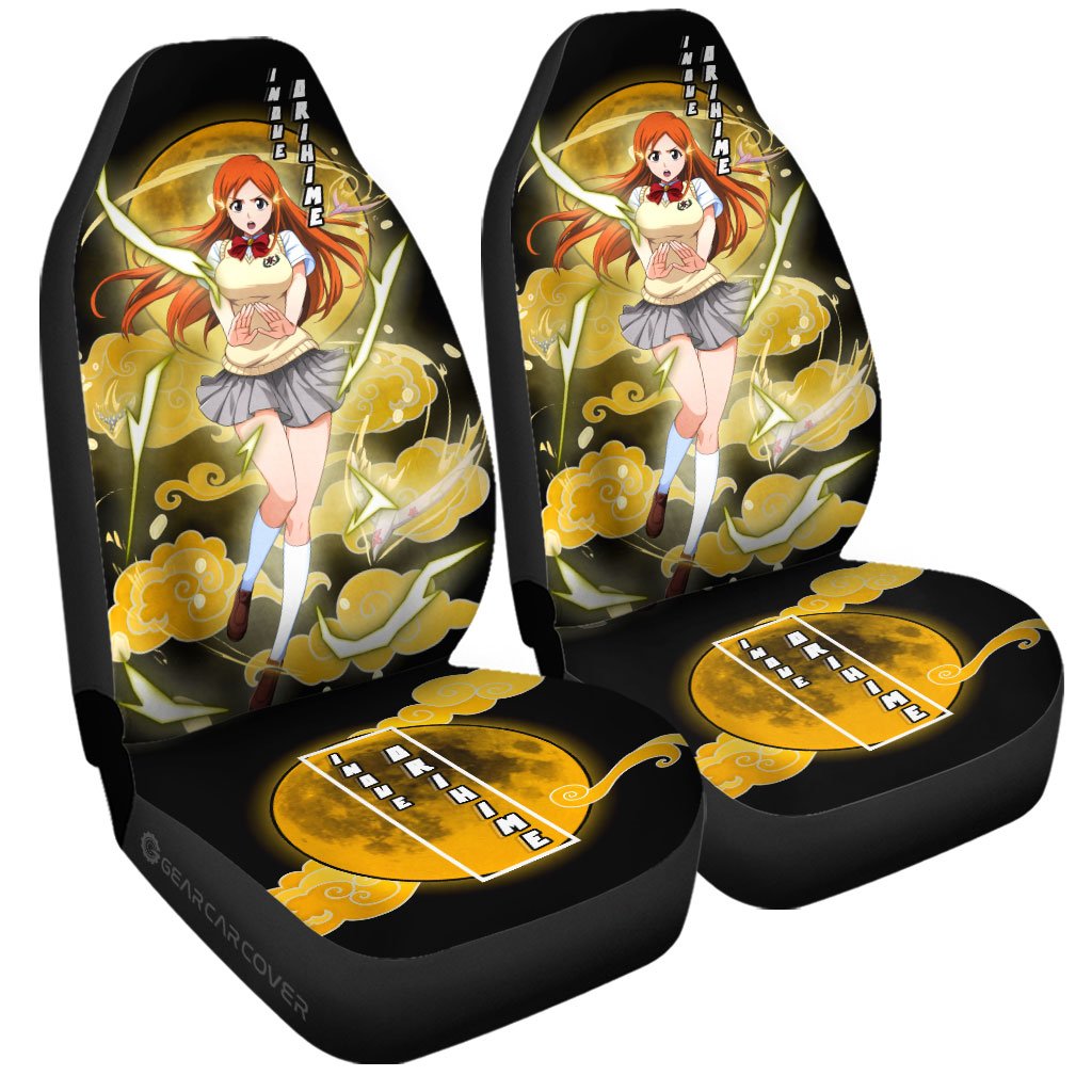 Inoue Orihime Car Seat Covers Custom Bleach Car Interior Accessories - Gearcarcover - 3