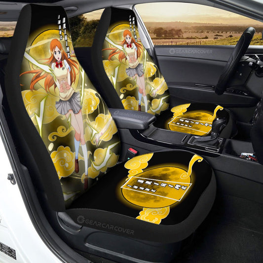 Inoue Orihime Car Seat Covers Custom Bleach Car Interior Accessories - Gearcarcover - 1
