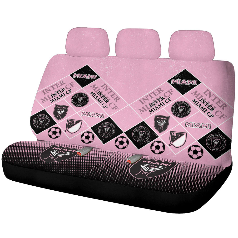 Inter Miami CF Car Back Seat Covers Sporty Team Collection - Gearcarcover - 1