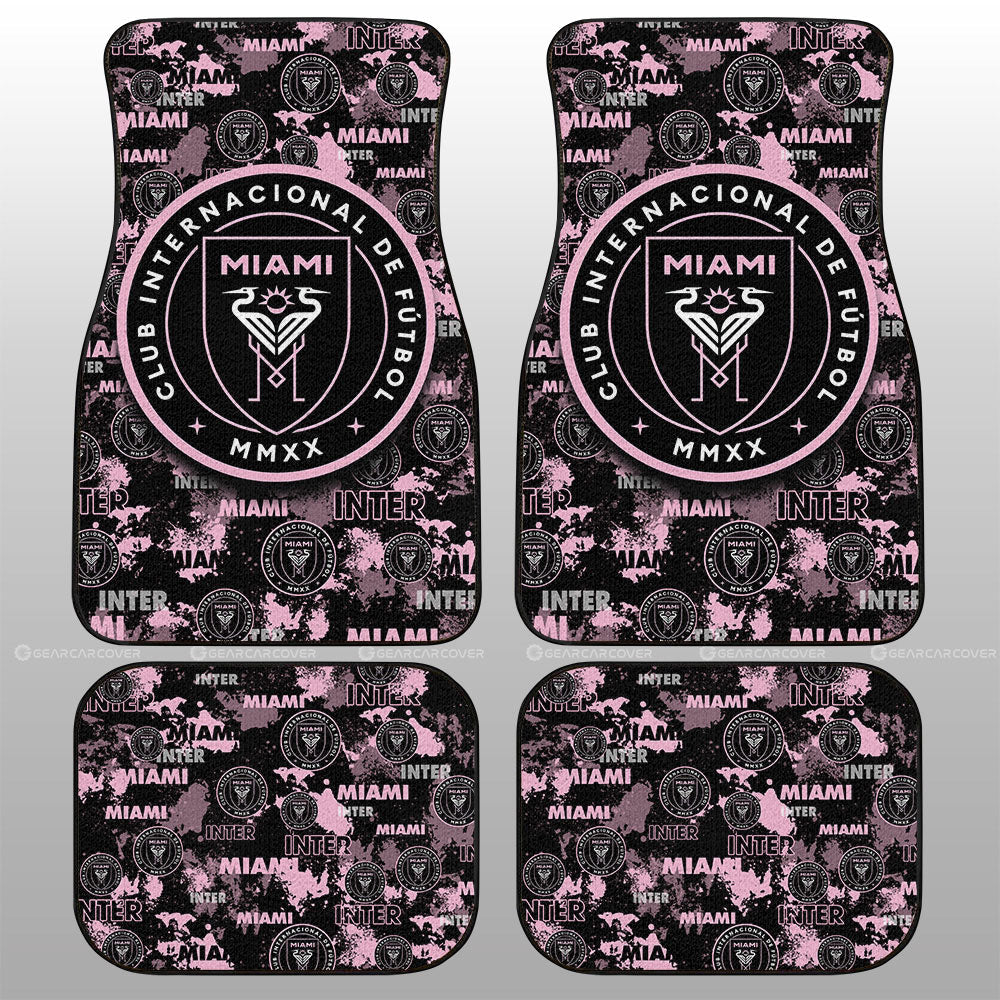 Inter Miami CF Car Floor Mats Custom Car Accessories - Gearcarcover - 1
