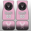 Inter Miami CF Car Floor Mats Sporty Team Collection - Gearcarcover - 1