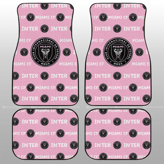 Inter Miami CF Car Floor Mats Sporty Team Collection - Gearcarcover - 1
