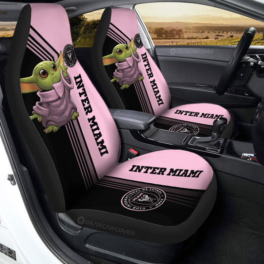 Inter Miami CF Car Seat Covers Baby Yoda Car Accessories - Gearcarcover - 2