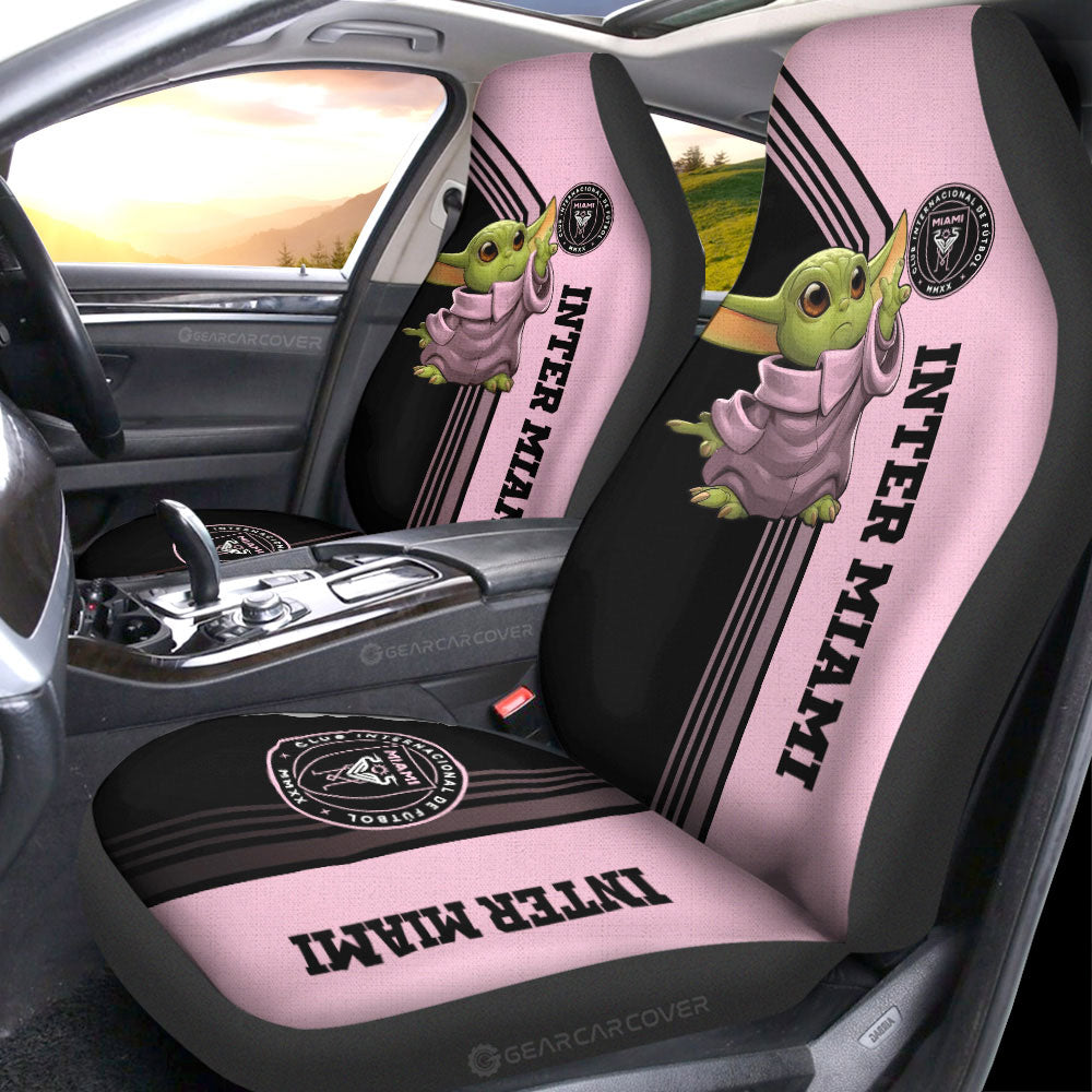 Inter Miami CF Car Seat Covers Baby Yoda Car Accessories - Gearcarcover - 1