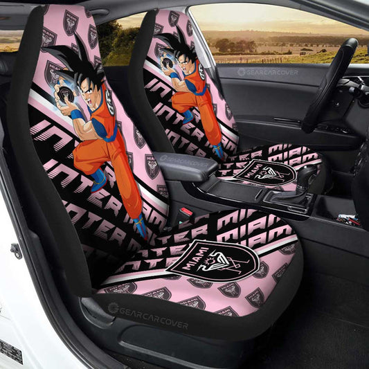 Inter Miami CF Car Seat Covers Goku Car Accessories For Fans - Gearcarcover - 1