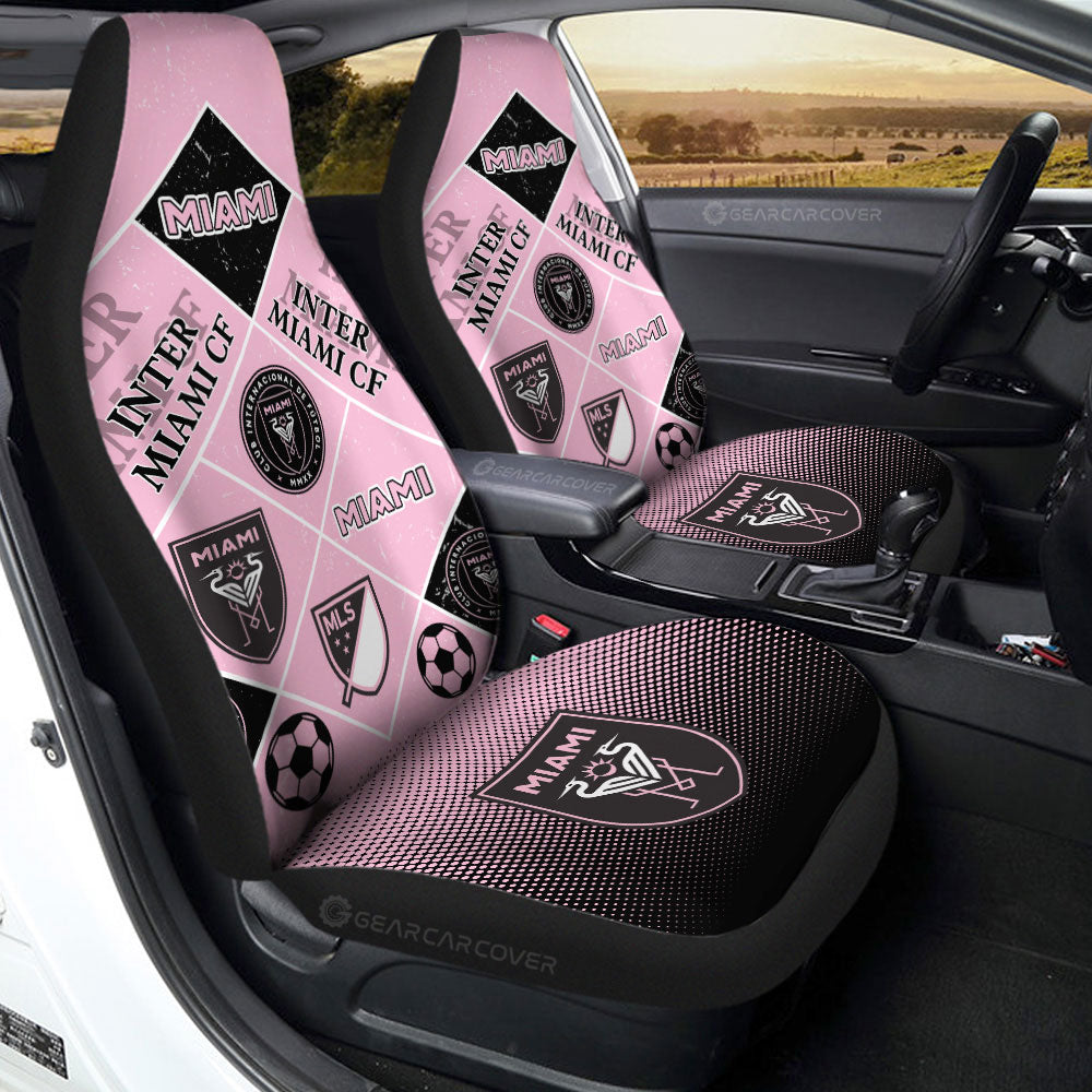 Inter Miami CF Car Seat Covers Sporty Team Collection - Gearcarcover - 2