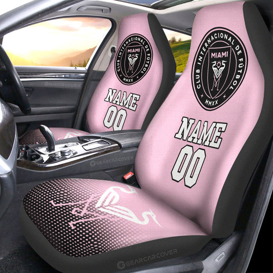 Inter Miami CF Car Seat Covers Sporty Team Collection - Gearcarcover - 1