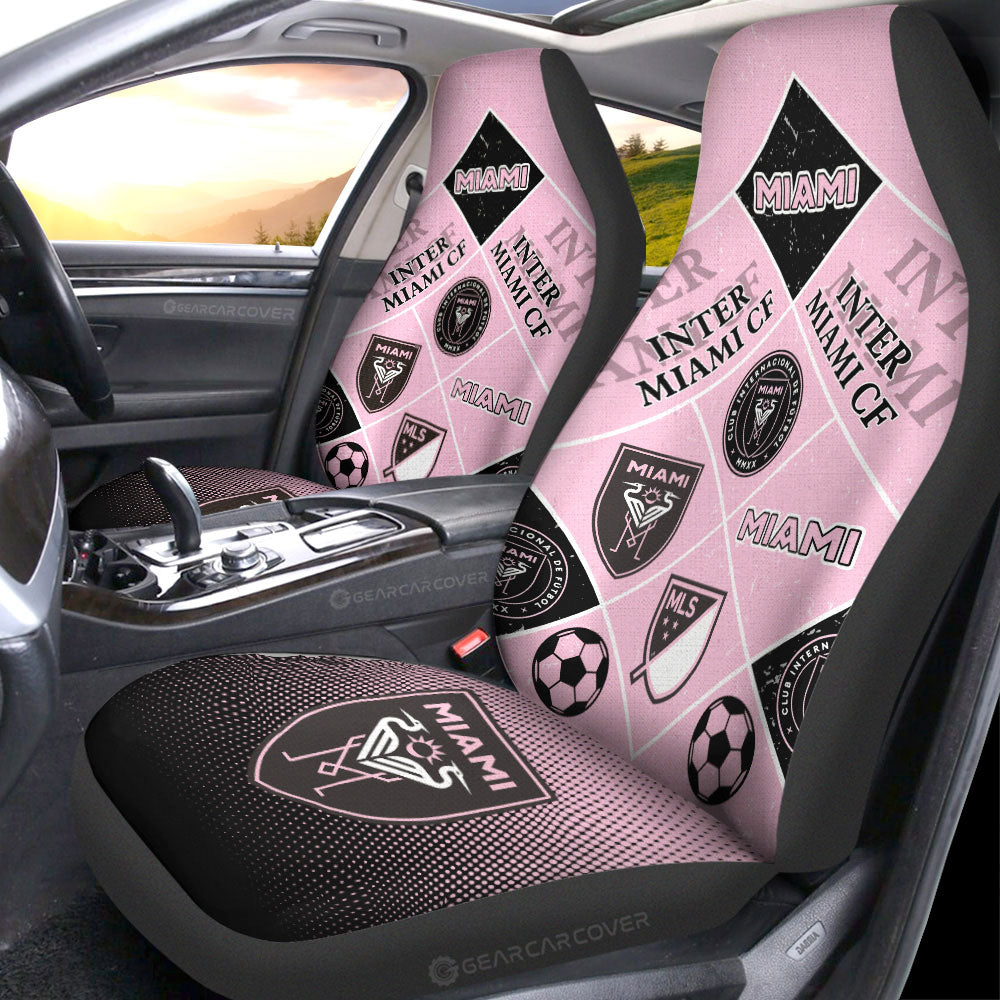 Inter Miami CF Car Seat Covers Sporty Team Collection - Gearcarcover - 1