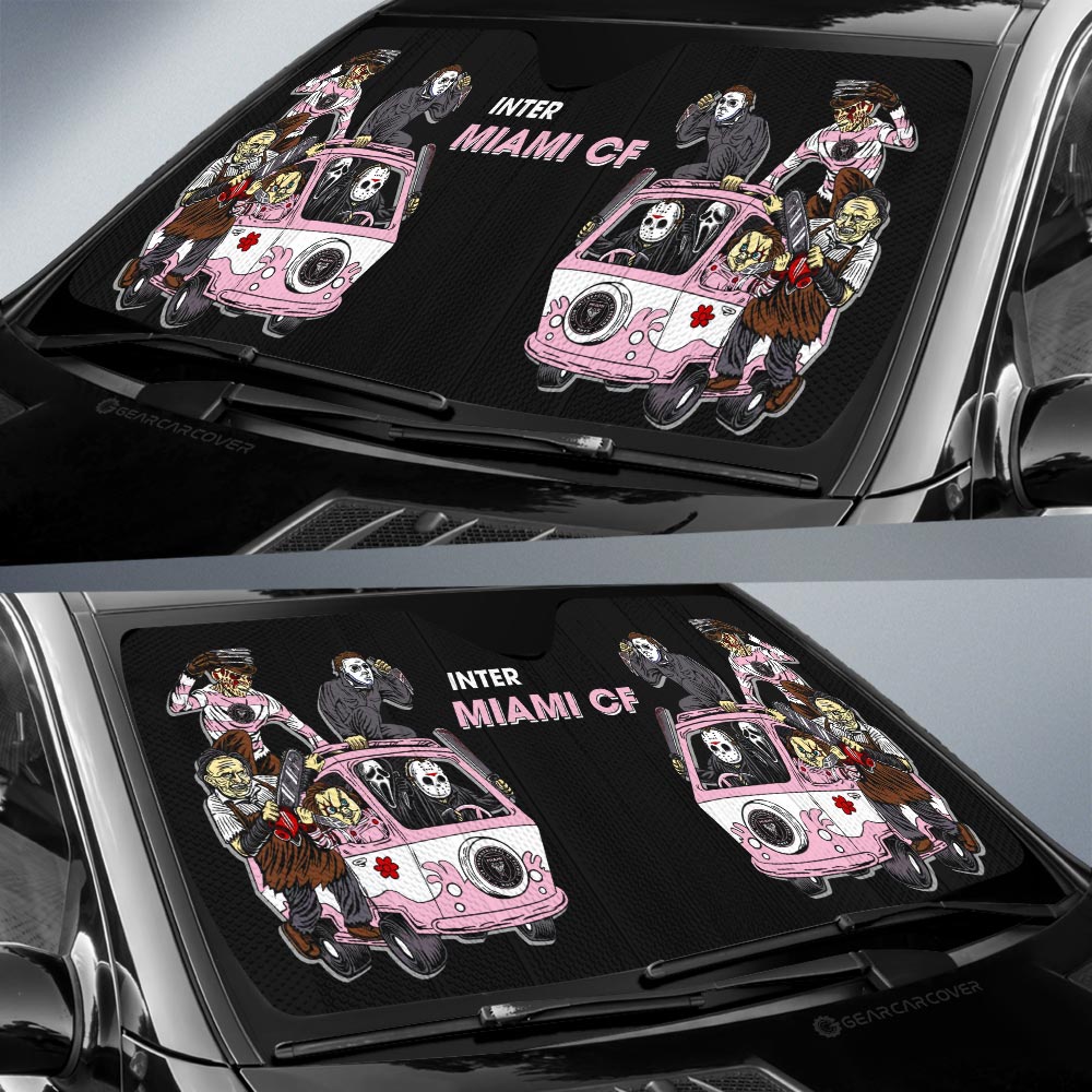 Inter Miami CF Car Sunshade Custom Car Accessories - Gearcarcover - 2