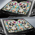 Inter Miami CF Car Sunshade Custom Sugar Skull Car Accessories - Gearcarcover - 2