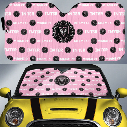 Inter Miami CF Car Sunshade Sporty Team Collection - Gearcarcover - 1