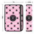 Inter Miami CF Seat Belt Covers Sporty Team Collection - Gearcarcover - 1