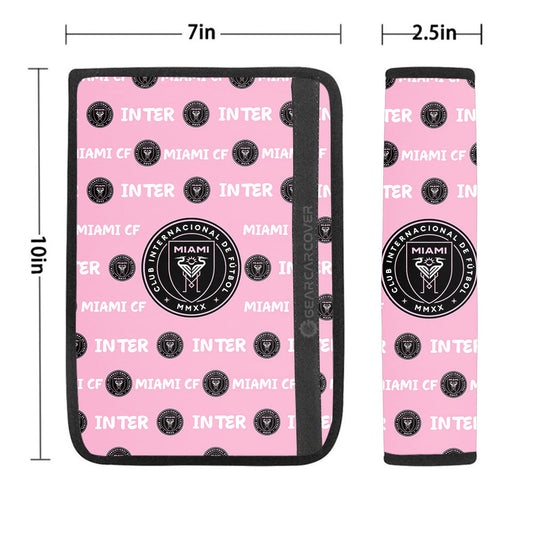 Inter Miami CF Seat Belt Covers Sporty Team Collection - Gearcarcover - 1