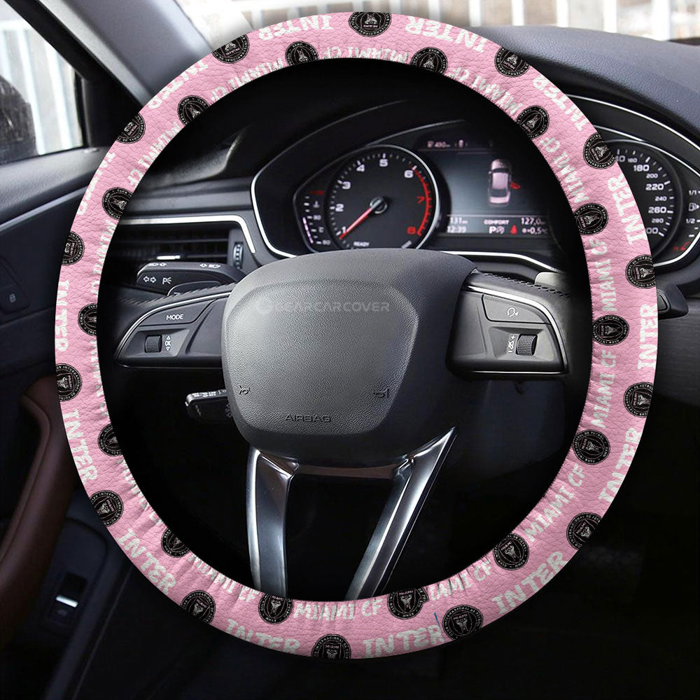 Inter Miami CF Steering Wheel Cover Sporty Team Collection - Gearcarcover - 4