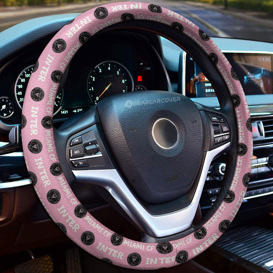 Inter Miami CF Steering Wheel Cover Sporty Team Collection - Gearcarcover - 1