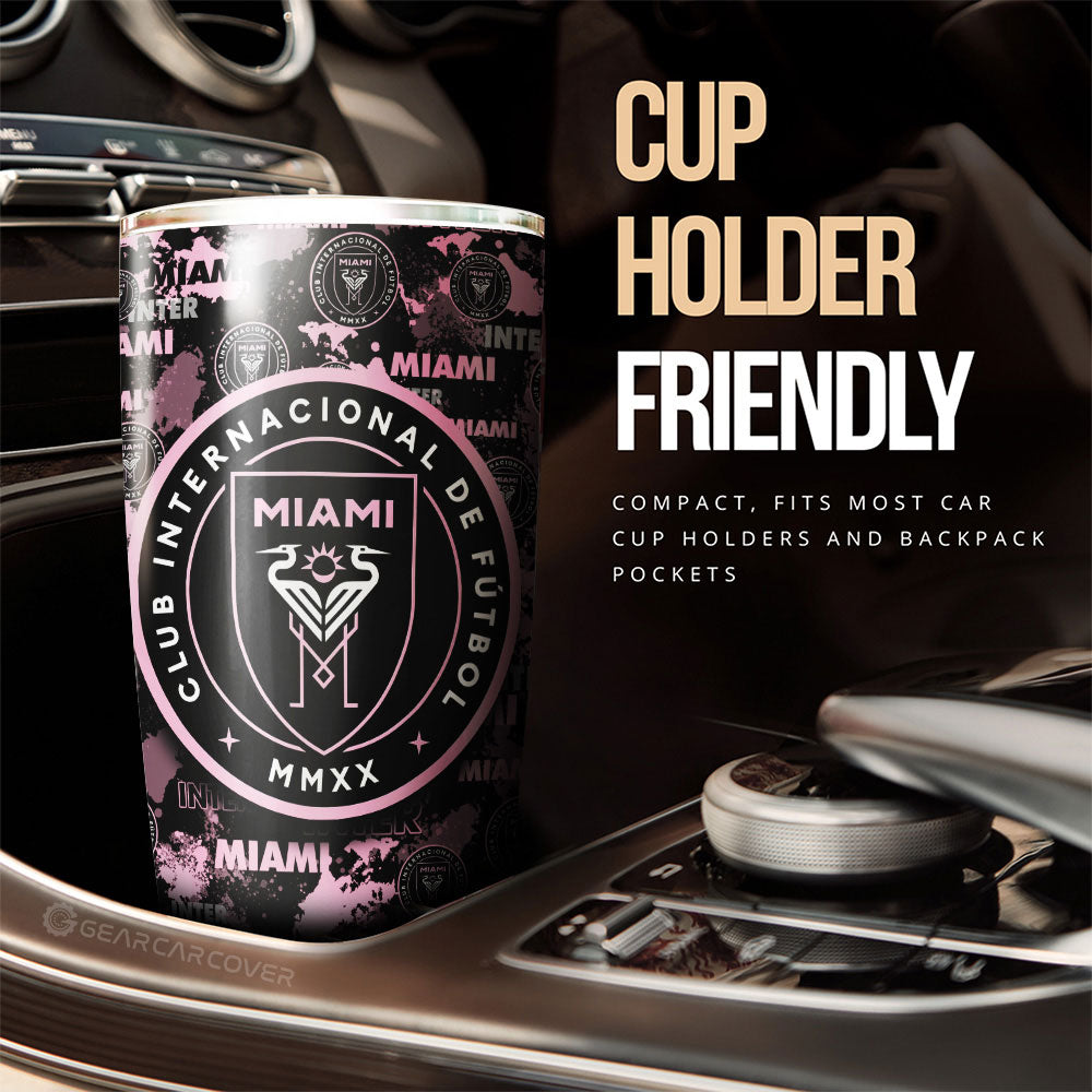Inter Miami CF Tumbler Cup Custom Car Accessories - Gearcarcover - 3