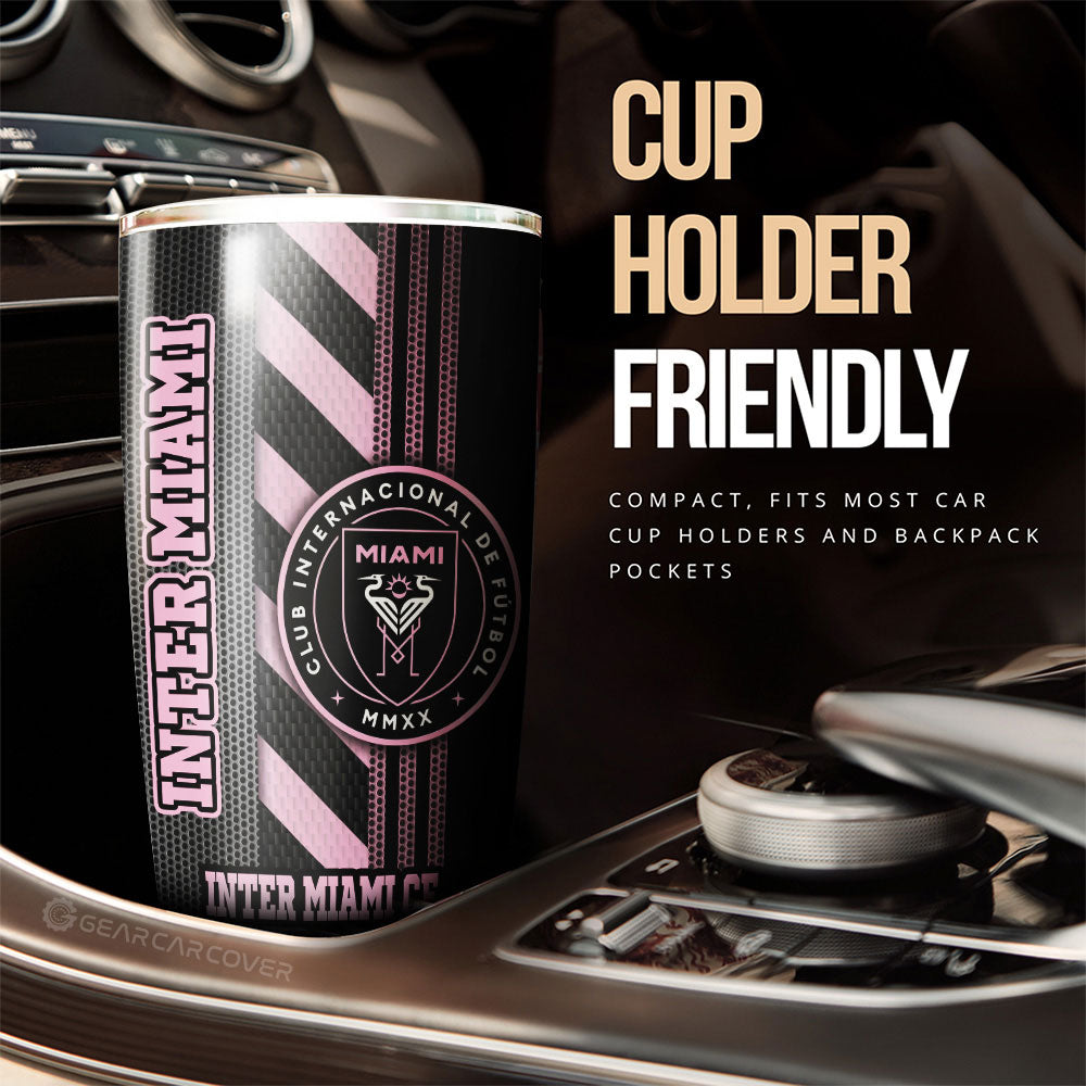 Inter Miami CF Tumbler Cup Custom Car Accessories - Gearcarcover - 3