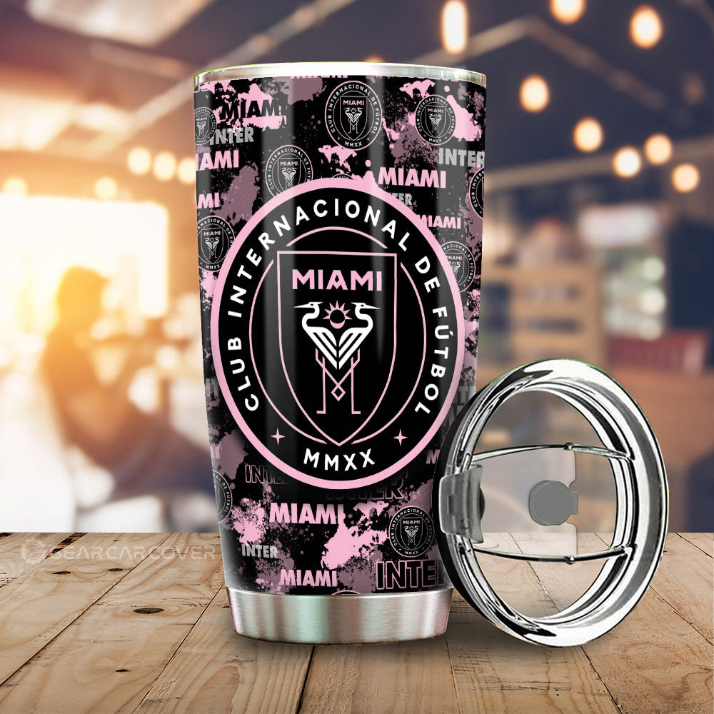 Inter Miami CF Tumbler Cup Custom Car Accessories - Gearcarcover - 1