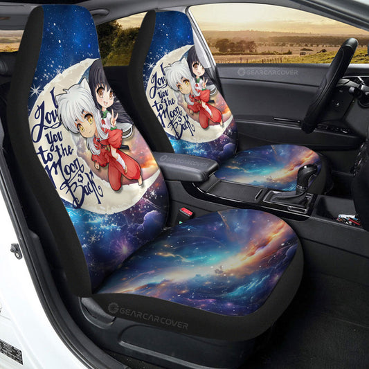 InuYasha And Kagome Car Seat Covers Custom Car Accessories - Gearcarcover - 2