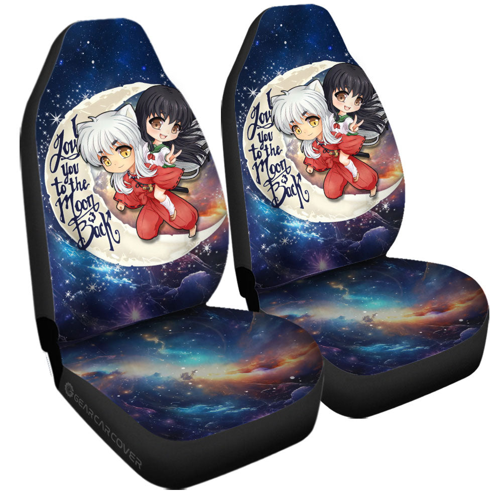 InuYasha And Kagome Car Seat Covers Custom Car Accessories - Gearcarcover - 3