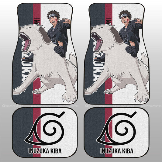 Inuzuka Kiba Car Floor Mats Custom Anime Car Accessories - Gearcarcover - 2