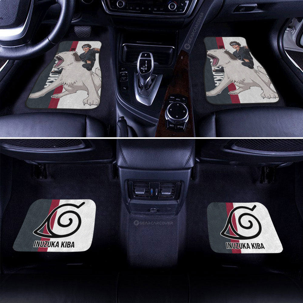 Inuzuka Kiba Car Floor Mats Custom Car Accessories - Gearcarcover - 3