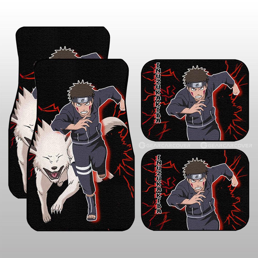 Inuzuka Kiba Car Floor Mats Custom NRT - Gearcarcover - 1