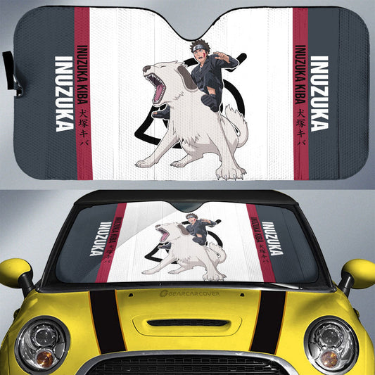 Inuzuka Kiba Car Sunshade Custom Anime Car Accessories - Gearcarcover - 1