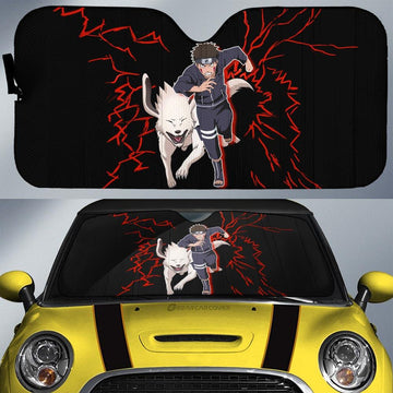 Inuzuka Kiba Car Sunshade Custom Anime - Gearcarcover - 1