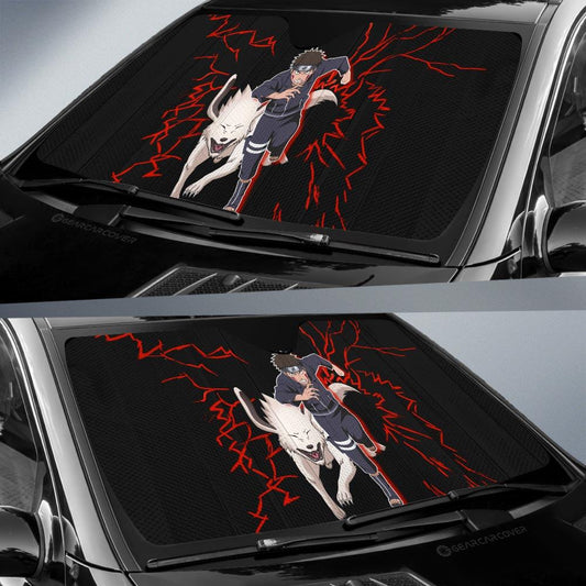 Inuzuka Kiba Car Sunshade Custom NRT - Gearcarcover - 2