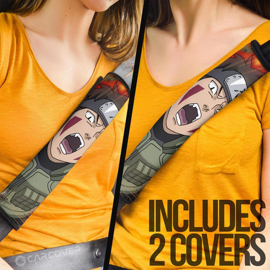 Inuzuka Kiba Seat Belt Covers Custom For Fans - Gearcarcover - 2