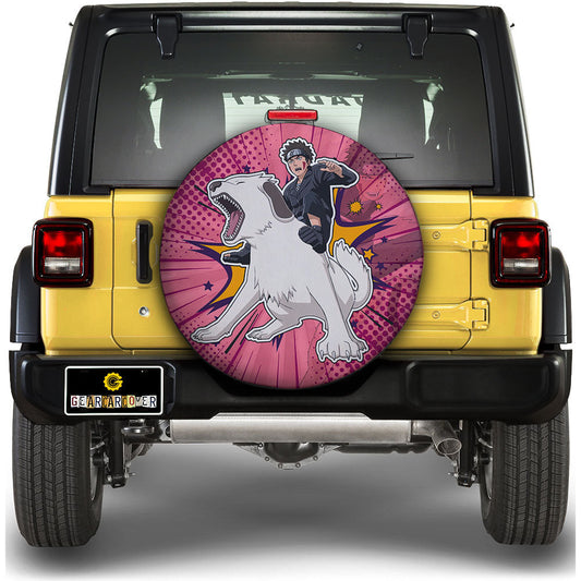 Inuzuka Kiba Spare Tire Covers Custom Anime Car Accessories - Gearcarcover - 1