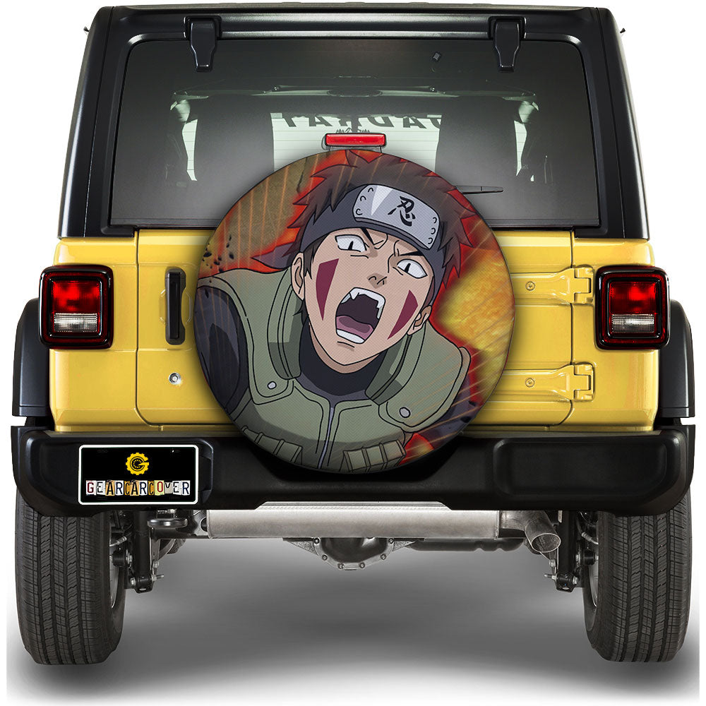 Inuzuka Kiba Spare Tire Covers Custom For Fans - Gearcarcover - 1