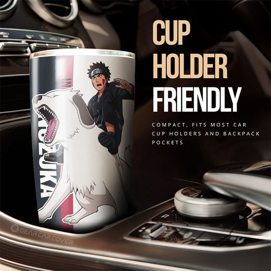 Inuzuka Kiba Tumbler Cup Custom Anime Car Accessories - Gearcarcover - 2