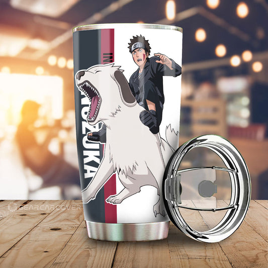 Inuzuka Kiba Tumbler Cup Custom Anime Car Accessories - Gearcarcover - 1