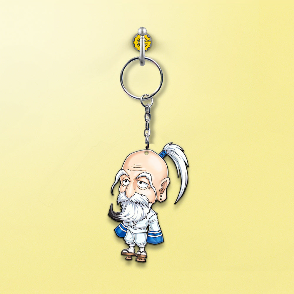 Isaac Netero Keychain Custom Car Accessories - Gearcarcover - 2