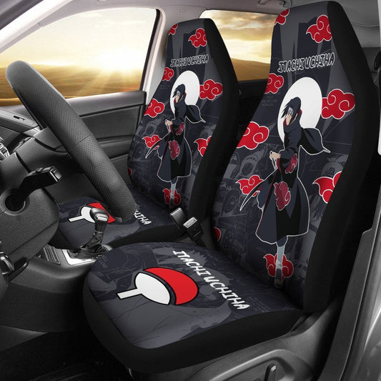 Itachi Akatsuki Car Seat Covers Custom Anime Car Accessories - Gearcarcover - 1